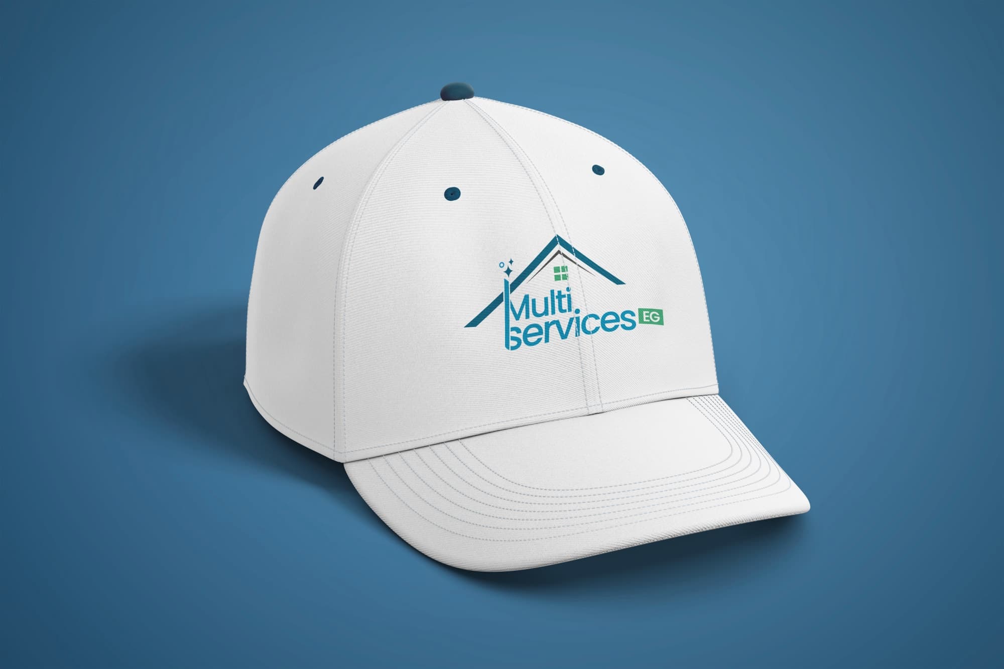 Casquette Blanche Multi Services EG